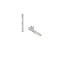 Earrings Idee Preziose dal 1987 Woman in White Gold Zircone IP.OK18B/69 - IP.OK18B/69